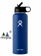Load image into Gallery viewer, Wide Mouth Water Bottle, Straw Lid - Size & Multiple Colors - 32oz