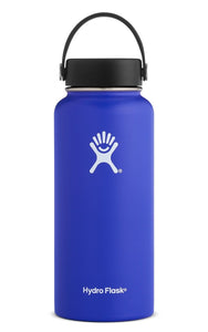 Water Bottle - Stainless Steel & Vacuum Insulated - Wide Mouth with Leak Proof Flex Cap - 40 oz