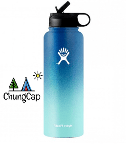 Wide Mouth Water Bottle, Straw Lid - Size & Multiple Colors - 32oz