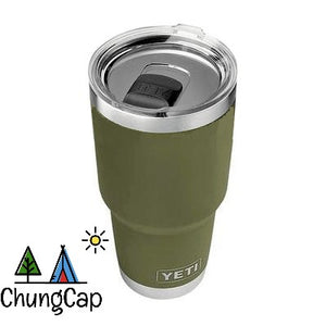 Yeti Rambler 30 Oz. Olive Green Stainless Steel Insulated Tumbler
